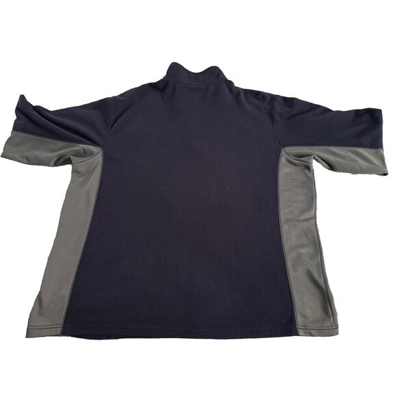 Men’s Chicago Bears NFL Team Apparel 2XL Blue Gray Pullover 1/4 Zip - Picture 5 of 6